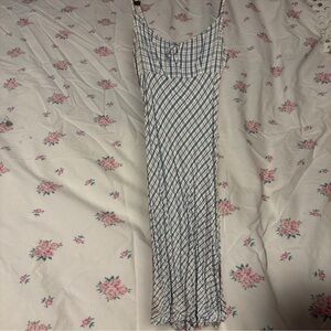 Cotton On Blue and White Checkered Dress